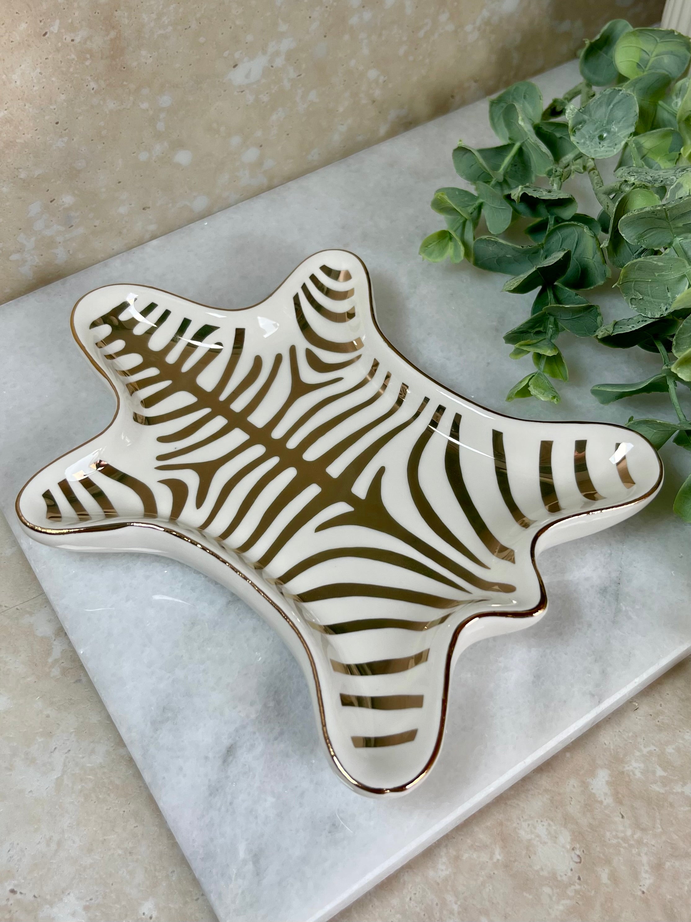 PLATEAU A BIJOUX ZEBRE