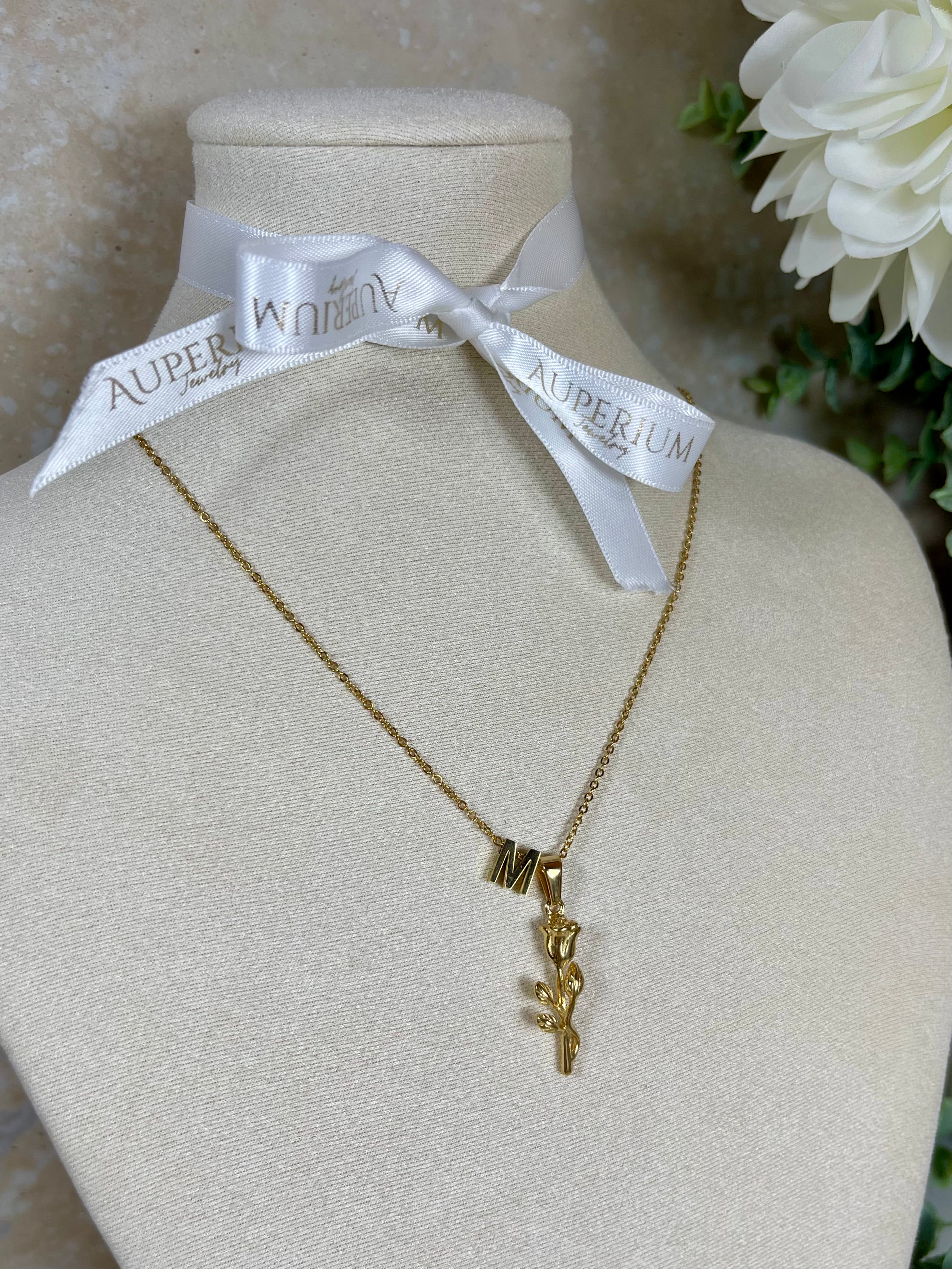 COLLIER PERSONNALISABLE "AROSEFORYOU"