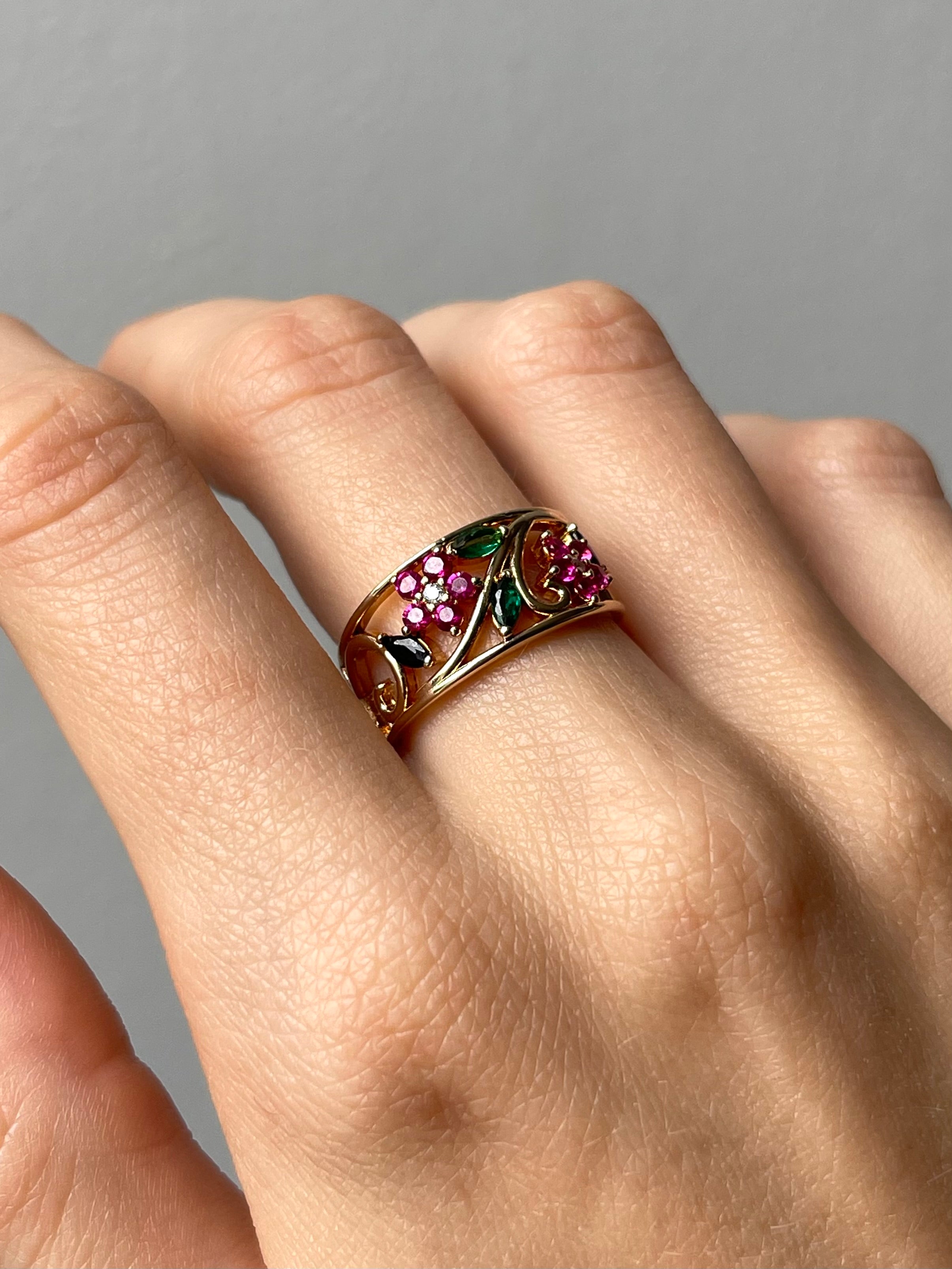 BAGUE FLORA