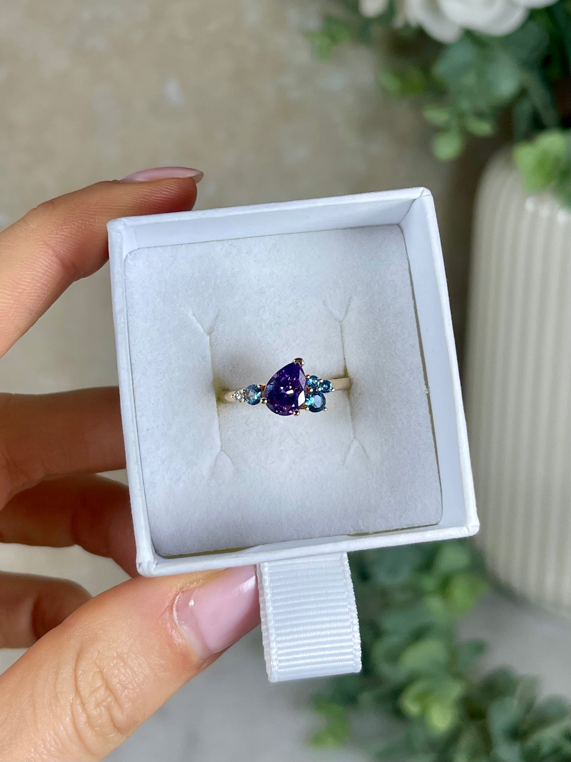 BAGUE VIOLETTE