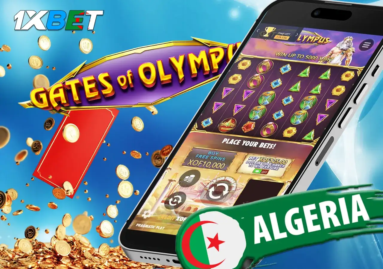 لعبة القمار الشهيرة Gates of Olympus من 1xBet مع مكاسب كبيرة